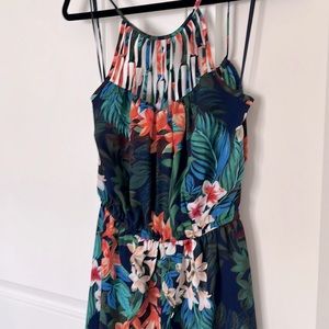 Tropical High Low Romper
